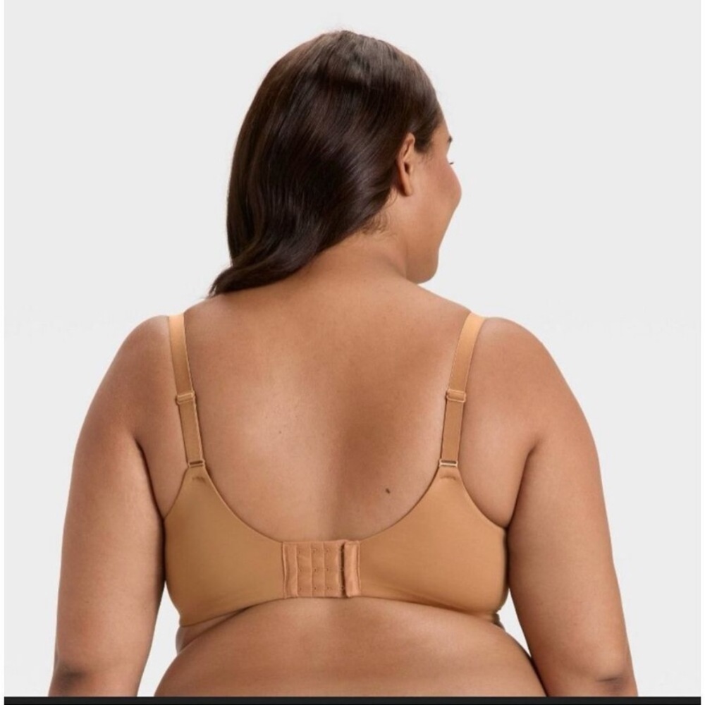 Auden Tan Nursing Bra Lightly Lined Full Coverage T-shirt Bra New - Picture 2 of 8
